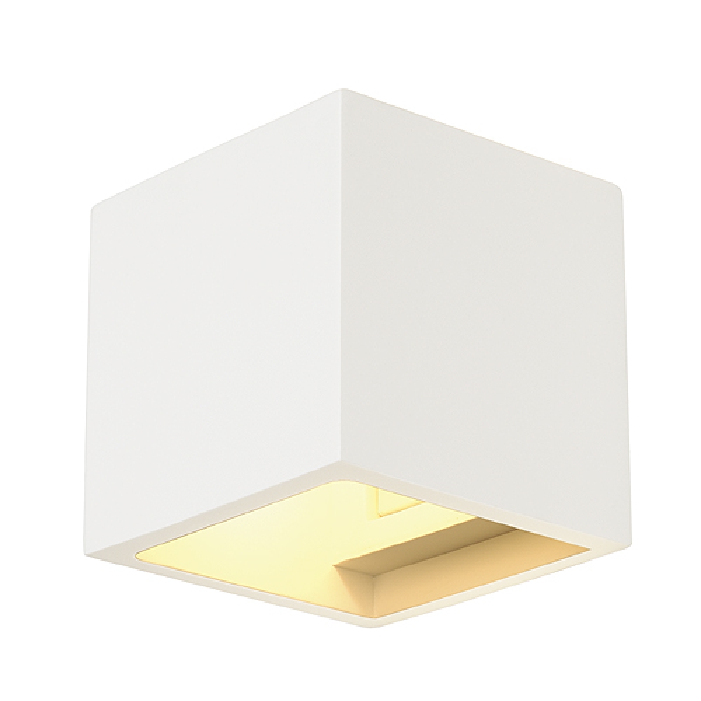 Plaster Cube Wall Light